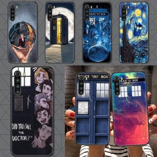 Tardis Box Doctor Who Phone case For Xiaomi Redmi Note 7 7A 8 8T 9 9A 9S 10 K30 Pro Ultra black painting cell cover pretty