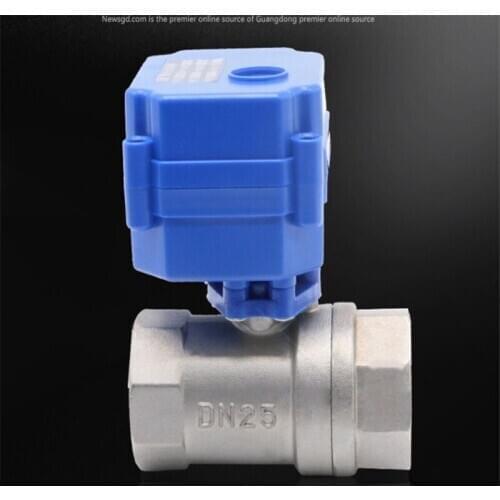 DN20 3/4&quot Brass Two Way motorized ball valve DC5V 12V 24V AC220V electric water valve 3/4&quot CR01 CR02 CR03 CR04 CR05