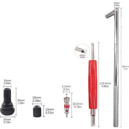 Removal Tool Tire Snap in Short Rubber Tire Valve Stem Tool Remover Fit for Old Tubeless Valve Stems
