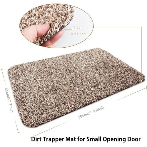 Used for floor entrance carpet inside the small front door. Hot selling indoor super absorbent doormat latex lining non-slip doo