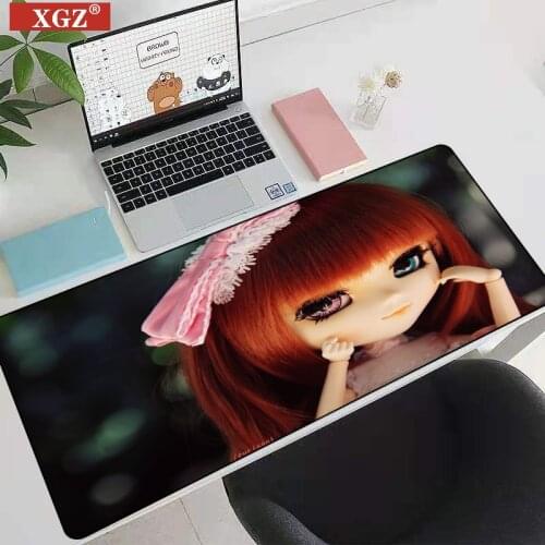 XGZ Gosick Anime Game Cute Girl Kawaii Nekopara Mouse Pad Hot Mode So Cat Computer Desk Non-slip