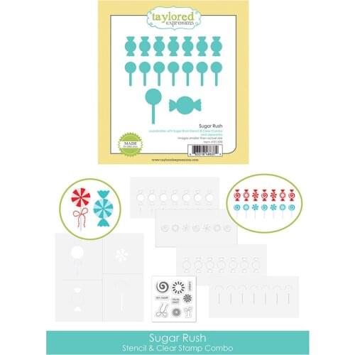 Sugar Rush Lollipop Metal Cutting Dies Stamps Stencil Scrapbook Diary Decoration Stencil Embossing Template DIY Greeting Card