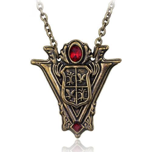 Dongsheng Fashion Jewelry Timeless classic Twilight Saga Eclipse Silvery Necklace Pendant New Moon Volturi Crest Jewelry-30