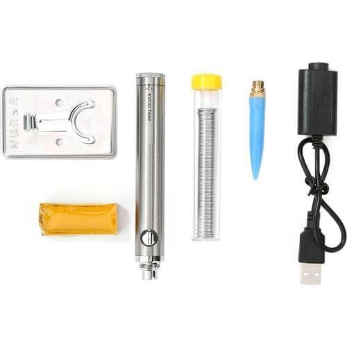 5V 8W Solder Iron Wireless Charging Soldering Iron Set USB Alloy 10 Second Timeout Protection Repair Welding Tools 115x17x17mm