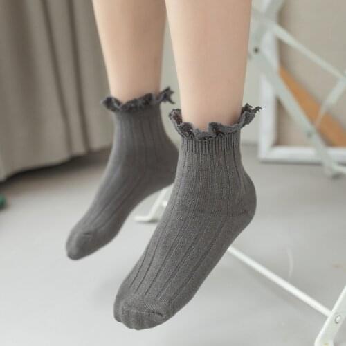 Baby Girl Socks Kawaii Kids Toddlers Girls Middle Tube Soft Cotton Lace Baby Children Socks Baby Girl Socks 0 To 3 4-7 Years