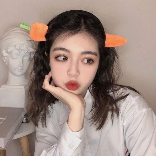 Funny Carrot Weird Fish Hair Hoop Headband Cosplay Party Headwear Accessories Women Girls Plush Weird Fish Fashion Hair Bands