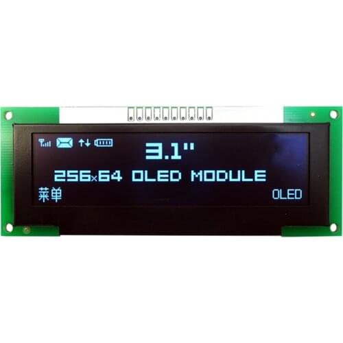 3.1 inch OLED module wide temperature -40 degree low power consumption dot matrix screen Display module industrial display