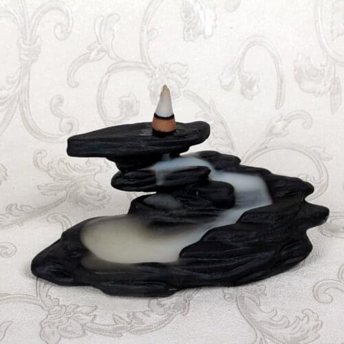 Backflow Incense Burner Censer Waterfall Stand For Incense Sticks Holder Censers Mountain River Handicraft Incense Holder ZZY037