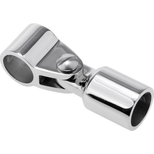 Polished Stainless Steel Boat Awning Hand Rail Fitting 7/8 inch Elbow