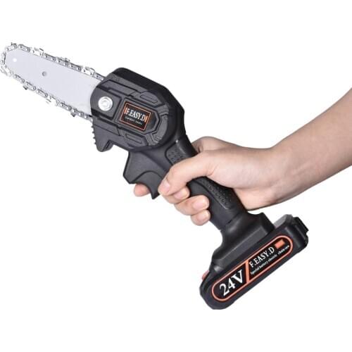 24V Portable Electric Pruning Saw Rechargeable Mini Electric Saws Wireless Handheld Fast Cutting Logging Pruning for Woodworking