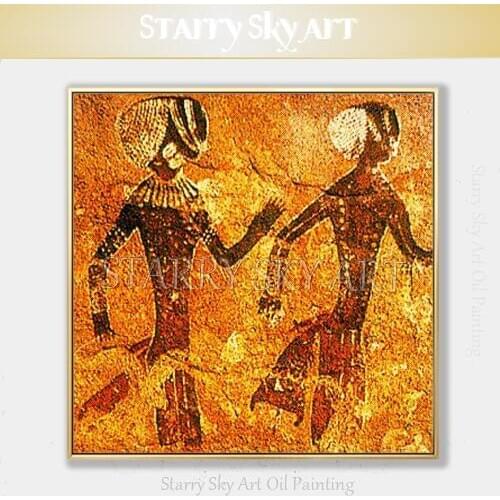 Professional Artist Hand-painted Beautiful Wall Art Algeria Oil Painting on Canvas Beautiful Fine Art Algeria Portrait Painting