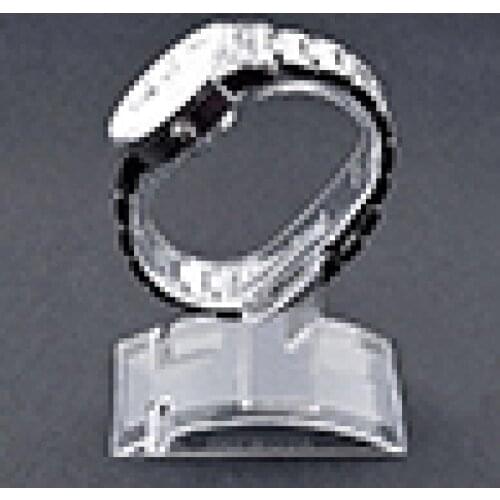 Clear Plastic Jewelry Bangle Cuff Bracelet Watch Display Stand Holder Rack