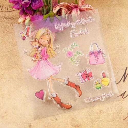 Transparent Clear Stamps Seal For Scrapbooking/Decoration Rubber Stamp Sentiment Photo Album Card Making T3050