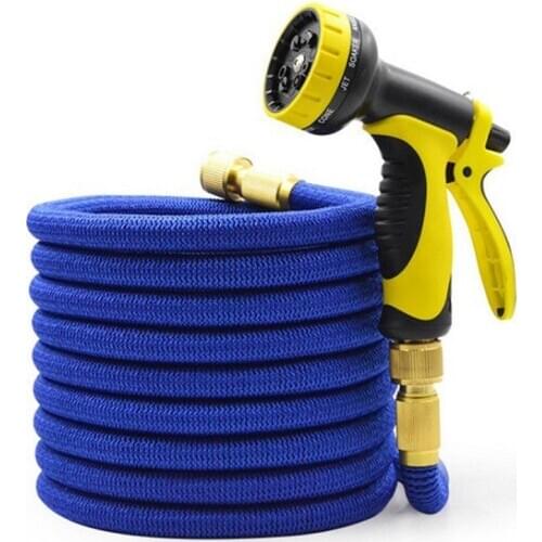 Garden Hose Expandable Water Hose Magic Watering Hose Flexible High Pressure Plastic Pipe Car Wash With Spray Gun Cleaning Tools