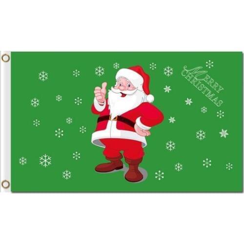 Merry Christmas Santa Claus father Christmas 3x5ft polyester flags decoration