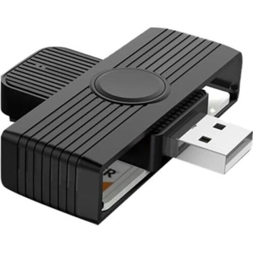 USB 2.0 Smart Card Reader Bank Card SIM CAC Cardreaders ID Card Reader Smart Card Reader for PC Computer