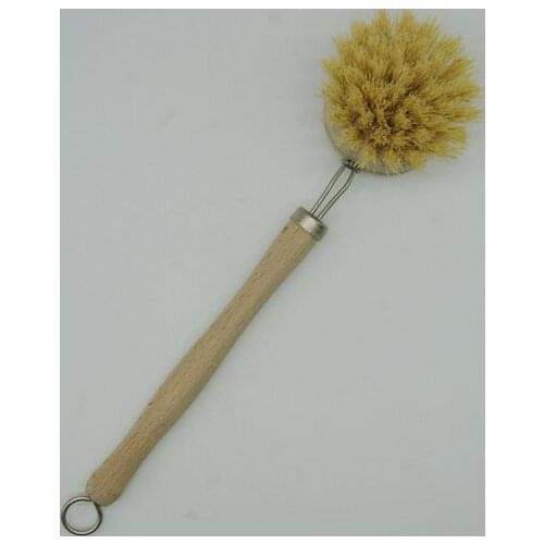 Kitcheaware cleaning brush wooden brush for home use eco brush 12pcs free logo