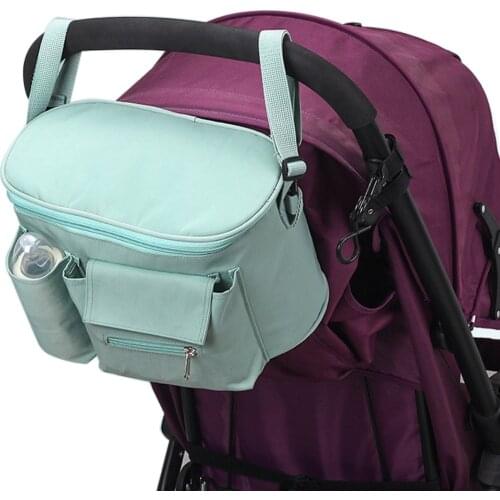 Baby Stroller Bag Large Capacity Diaper Bags Outdoor Travel Hanging Carriage Mommy Bag Infant Care Organizer