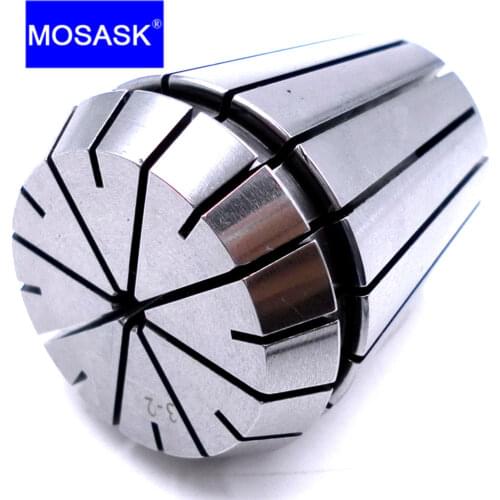 MOSASK 1PC ER11 ER16 ER20 CNC Lathe Milling Tool Holder Engraving Machine Mill Cutter 0.008 Precision Indexable Spring ER Collet
