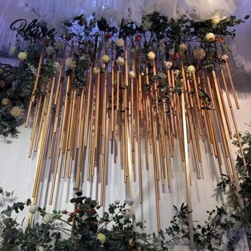 PVC Tube Wedding Backdrop Decoration Stage Modeling Aluminum Plastic tube molding Decoration
