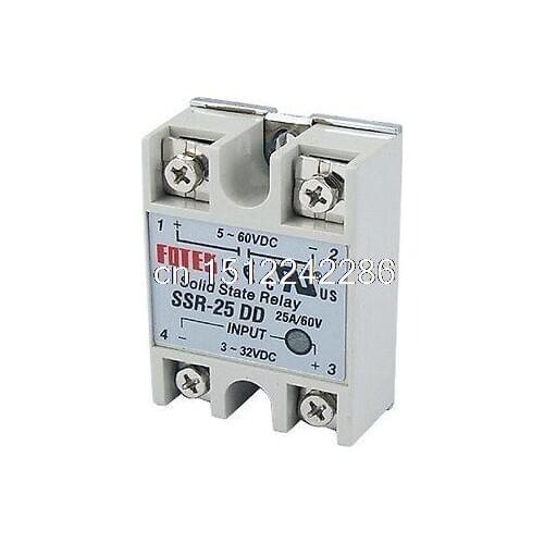 Solid State Relay SSR DC-DC 25A 3-32VDC/5-60VDC