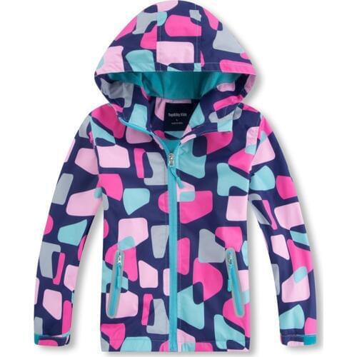 Waterproof Windproof Children Outerwear Baby Girls Jackets Children Kids Coat Warm Polar Fleece For 3-12 T Winter Autumn Spring