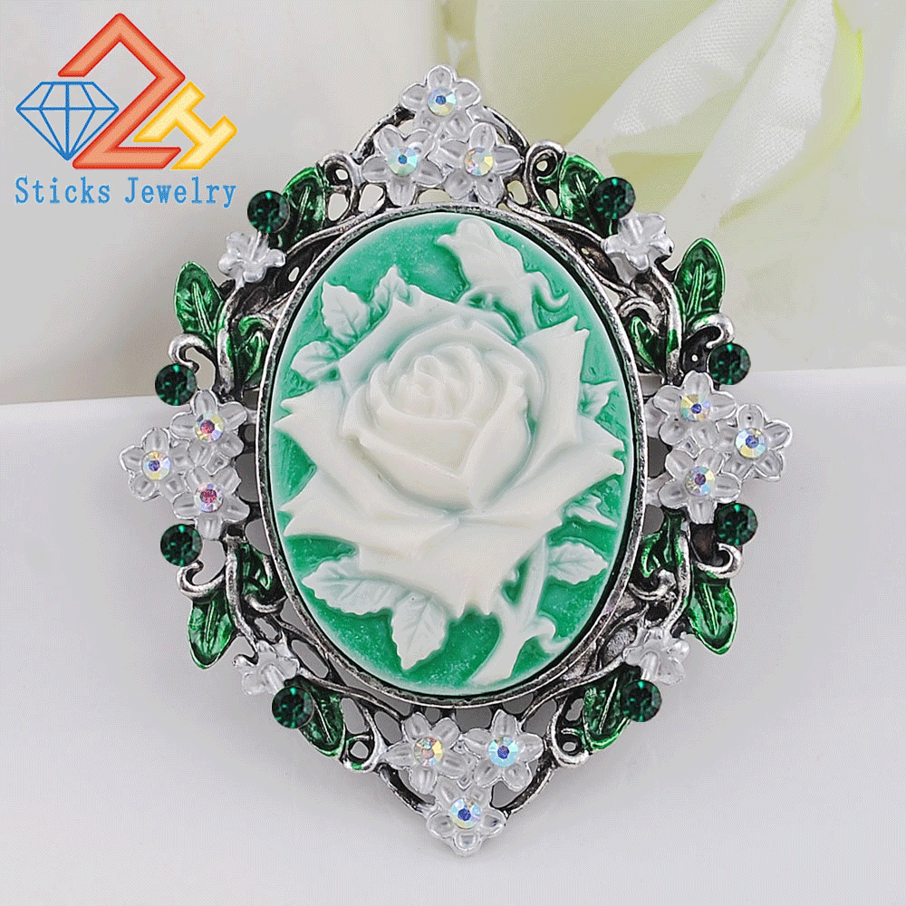 Brooches For Women 2019 Vintage Large Brooches Brand Fashion Brooches For Wedding Bouquets Flower Brooch Luxury Jewelry