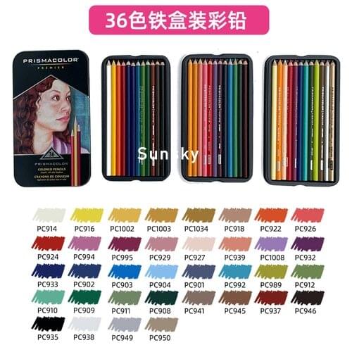 12/24/36/48/72/150 USA Prismacolor Premier color Pencil Lightfast Soft Core Oily Pencils,Artist School Supplies Made in mexico