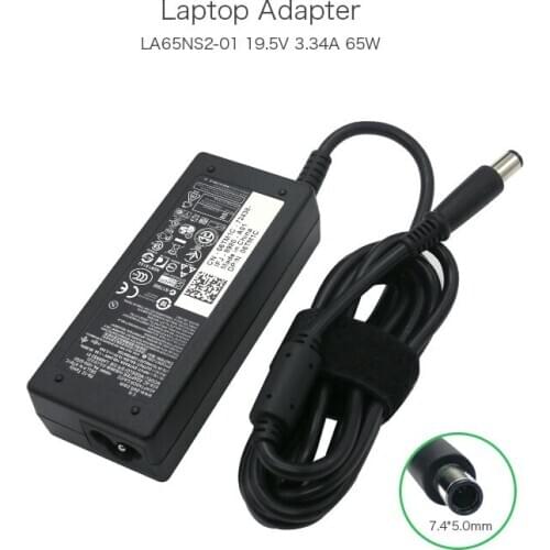 19.5V 3.34A 65W Power Cord AC Adapter for Dell Vostro 3360 3460 LA65NS2-01 6TM1C PA-1650-02D2 PA-12 Family Tablet Power Charger