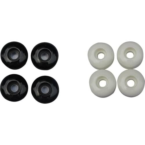 4Pcs Skateboard Wheels Longboard 100A Low Noise Wear-Resisting Road Field Street Skating 70% Springback 55X32Mm