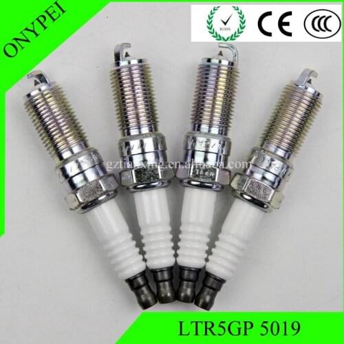 4pcs Platinum Alloy Spark Plug LTR5GP 5019 Fit Ford Mazda Chevy GMC LTR5GP-5019