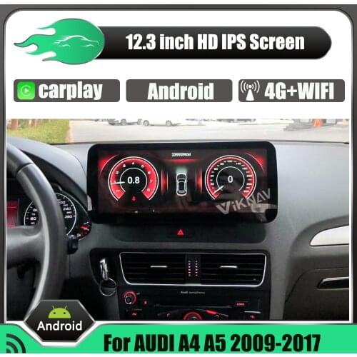12.3 inch Android Car Stereo For Audi A4 A5 2009-2021 LHD RHD car radio Multimedia Player Auto receiver GPS Navigation headunit