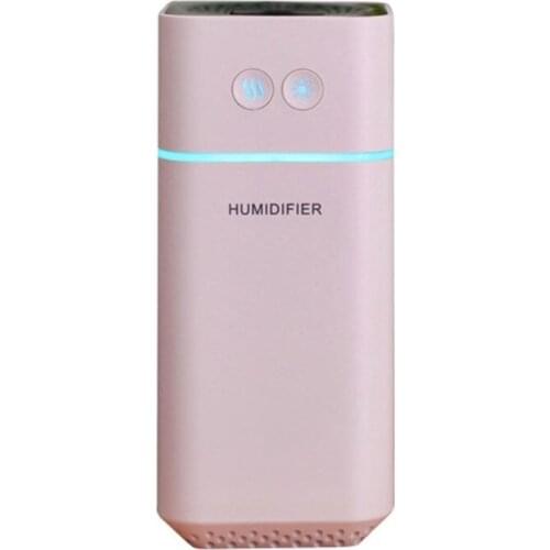 Car Air Humidifier USB Charging Spin Discoloration Led Night Light Humidifier