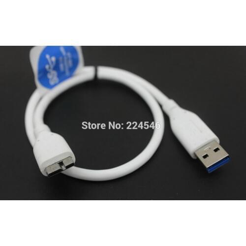 Used Original W Digital USB 3.0 Micro B White Cable 18" for My Passport Essential Essential SE MAC/PC 500GB/750GB/1TB