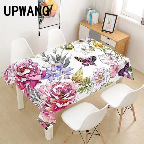 Butterfly Animal Tablecloth 3D Printed Table Cover Rectangular Tablecloth Wedding Birthday Party Kitchen Home Decor #HD01