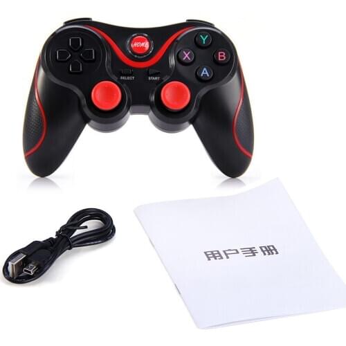 Wireless Android Gamepad T3 Wireless Joystick Game Controller bluetooth 3.0 Joystick For Smart Mobile Phone Tablet TV Box Holder