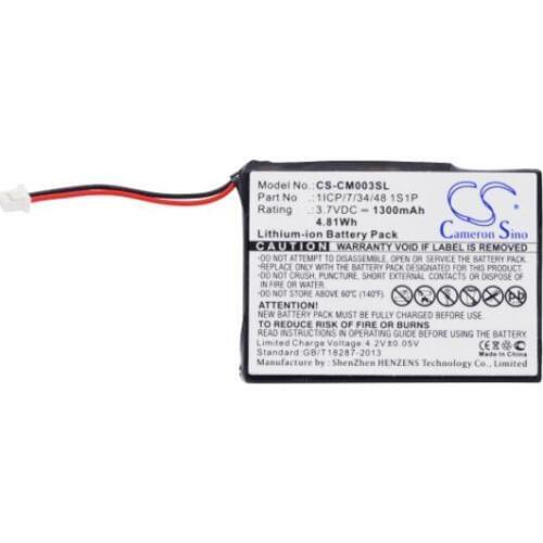 Cameron Sino 1300mAh battery for CUSTOM BATTERY PACK 1ICP/7/34/48 1S1P Custom Battery Packs