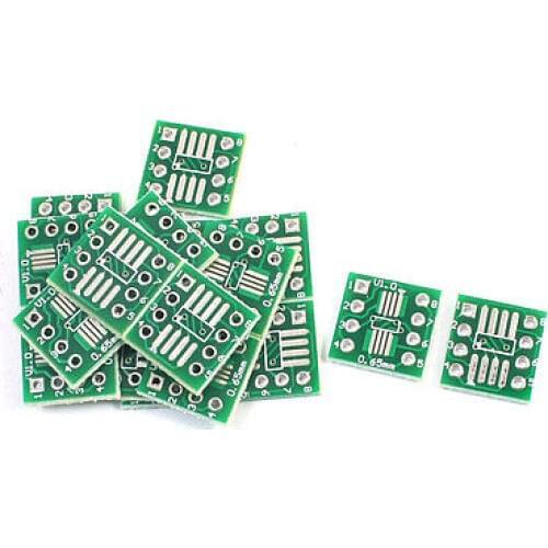 Double Sides SOP8 to DIP IC PCB Board Adapter Plate Converter 20PCS
