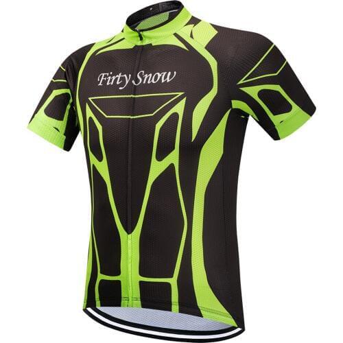 Cycling Jerseys Men MTB Bicycle Clothing Summer Bike Wear Short Sleeved Anti Sweat Anti UV Breathable Riding Jerseys