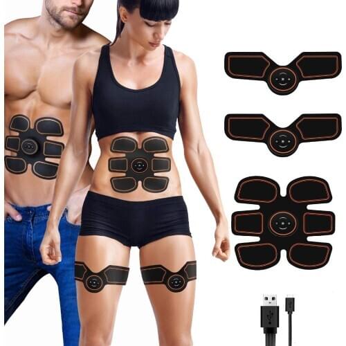 Muscle Electro Stimulator Abs Muscle Toner EMS Abdominal Toning Belt Abdominal Muscle Machine Stimul Trainer Fitness Gym Home
