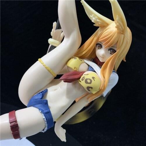 Anime Figure Cartoon Pink Cat Japanese Girl Figurine Models PVC Action Figure Model Collectible Toys Gift