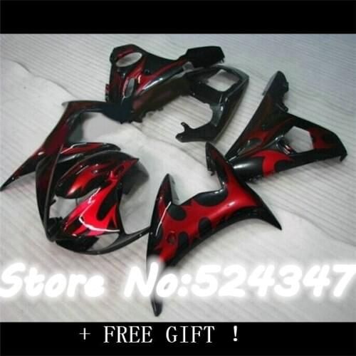 Hot sale body work for R6 fairing kit 2003 2004 2005 red black Fairing YZF fairings 03 04 05 Motorcycle Accessories & Parts