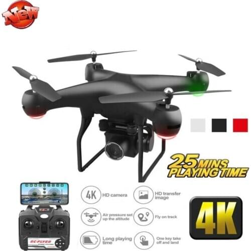 WIFI FPV RC Drone 4K/1080P ESC PTZ Camera Trajectory Flight Air Pressure Fixed Flight Mini Selfie APP Control FPV RC Quadcopter