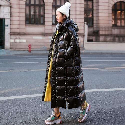 LAJWMPLXLS Women's Black Down Jackets