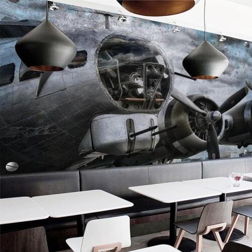 Custom Mural Wall Papers Home Decor Retro Nostalgic Industrial Wind 3D Poster Photo Wallpaper Bedroom Restaurant Background Wall