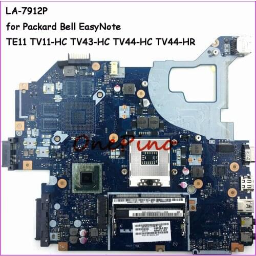 NBC1F11001 LA-7912P fit for for Packard Bell EasyNote TE11 TV11-HC TV43-HC TV44-HC TV44-HR laptop motherboard Q5WTC L51 tested
