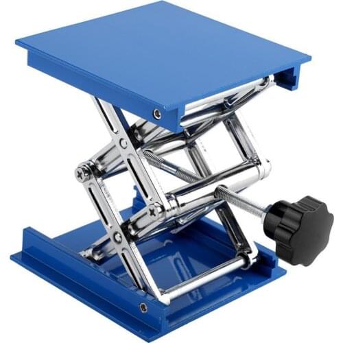 100x100x160mm Aluminum Router Lift Table Woodworking Engraving Lab Lifting Stand Rack lift platform Woodworking Benches