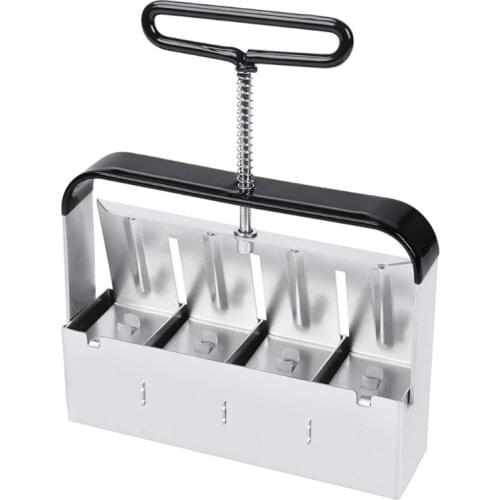 Soil Blocker Hand-held Manual Quad Soil Blocker Soil Block Maker with Gardening Gloves Sowing Seeds Dispenser for Seedli G8TB