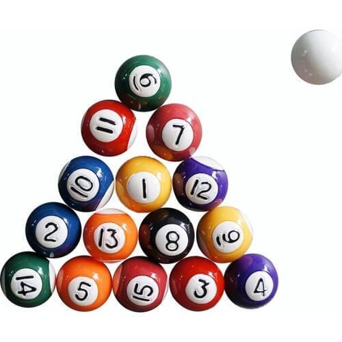 16 pcs/set American billiards Strong neodymium Fridge magnets for refrigerator Home decoration Magnet board photo office message