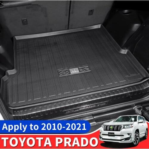 For Toyota Land Cruiser Prado 150 Fj150 Waterproof Luggage Mat Storage Box Protection Mat Tailgate Modification Accessories